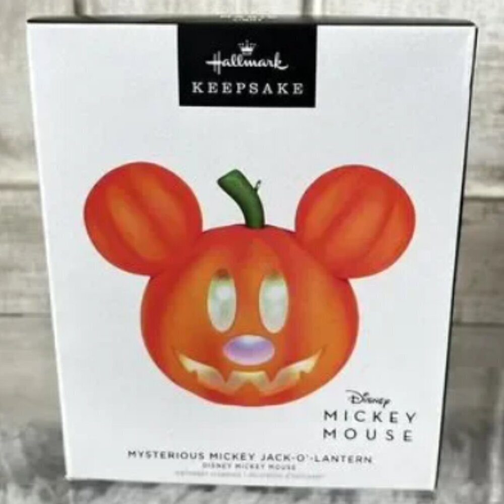 Hallmark Disney Mickey Mouse Mysterious Mickey Jack-o'-Lantern Ornament - Picture 2 of 3